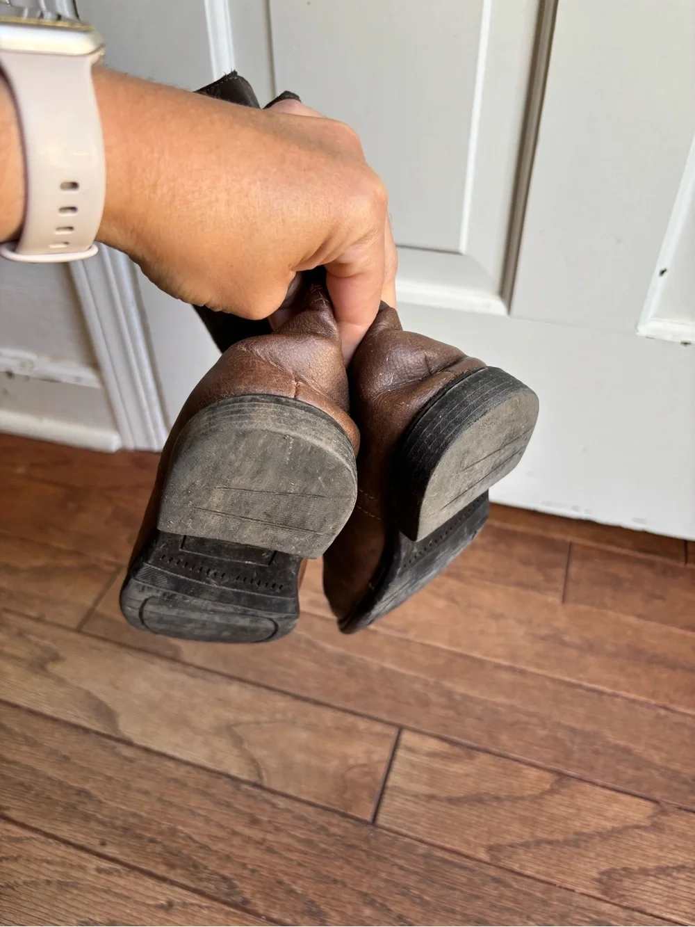 Kids Jared brown cowboy boots size 1